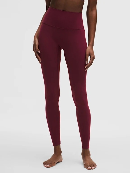 lululemon athletica Pants - NWT Lululemon Align No Line High-Rise Pant 28” Cranberry Charm Size 8